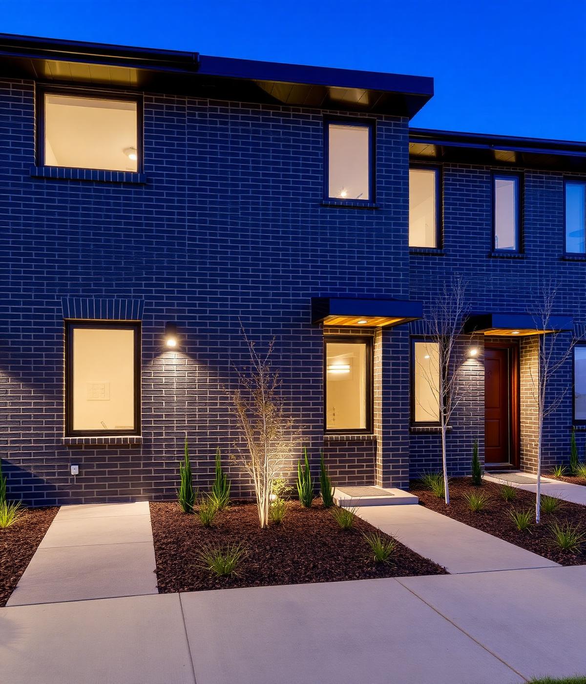 Newly built infill townhome, Fort Worth